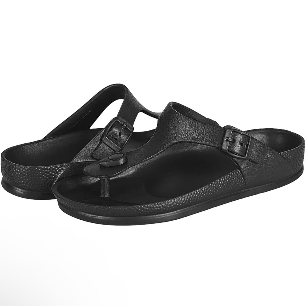 Sleek Black Flip Flop Sandals for Effortless Style